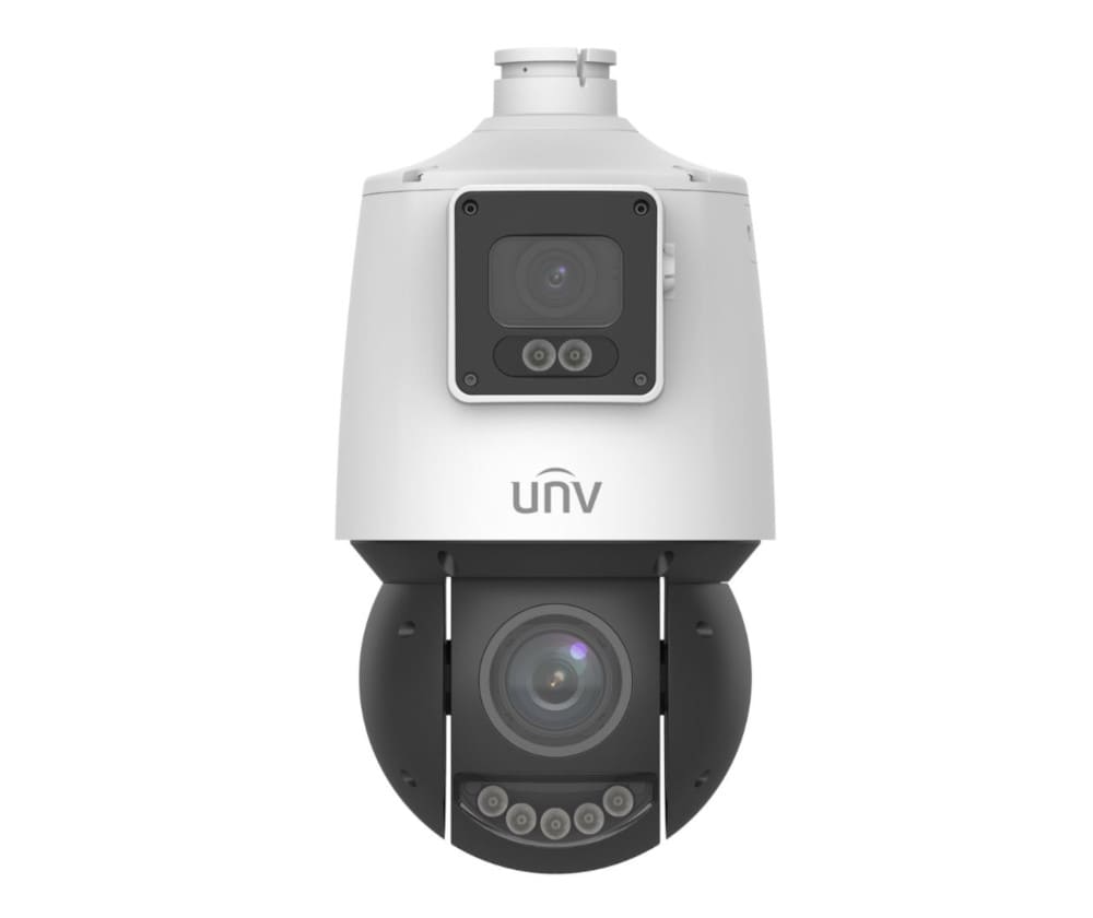 ГАДАА PTZ КАМЕР DUAL LENS UNIVIEW 4MP 4MM POE